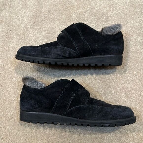 Stuart Weitzman Faux Fur Women Suede Sneaker Size 8 M - Picture 10 of 10